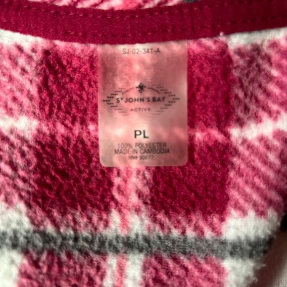 St.John's Bay Active Red Fleece - Picture 3 of 5